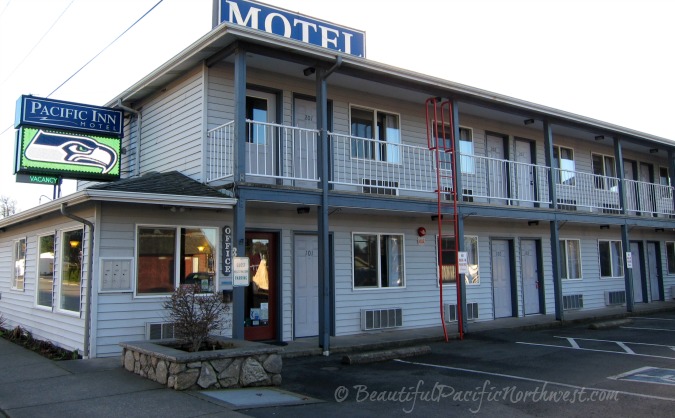 Pacific Inn Motel, in the center of downtown Forks, WA